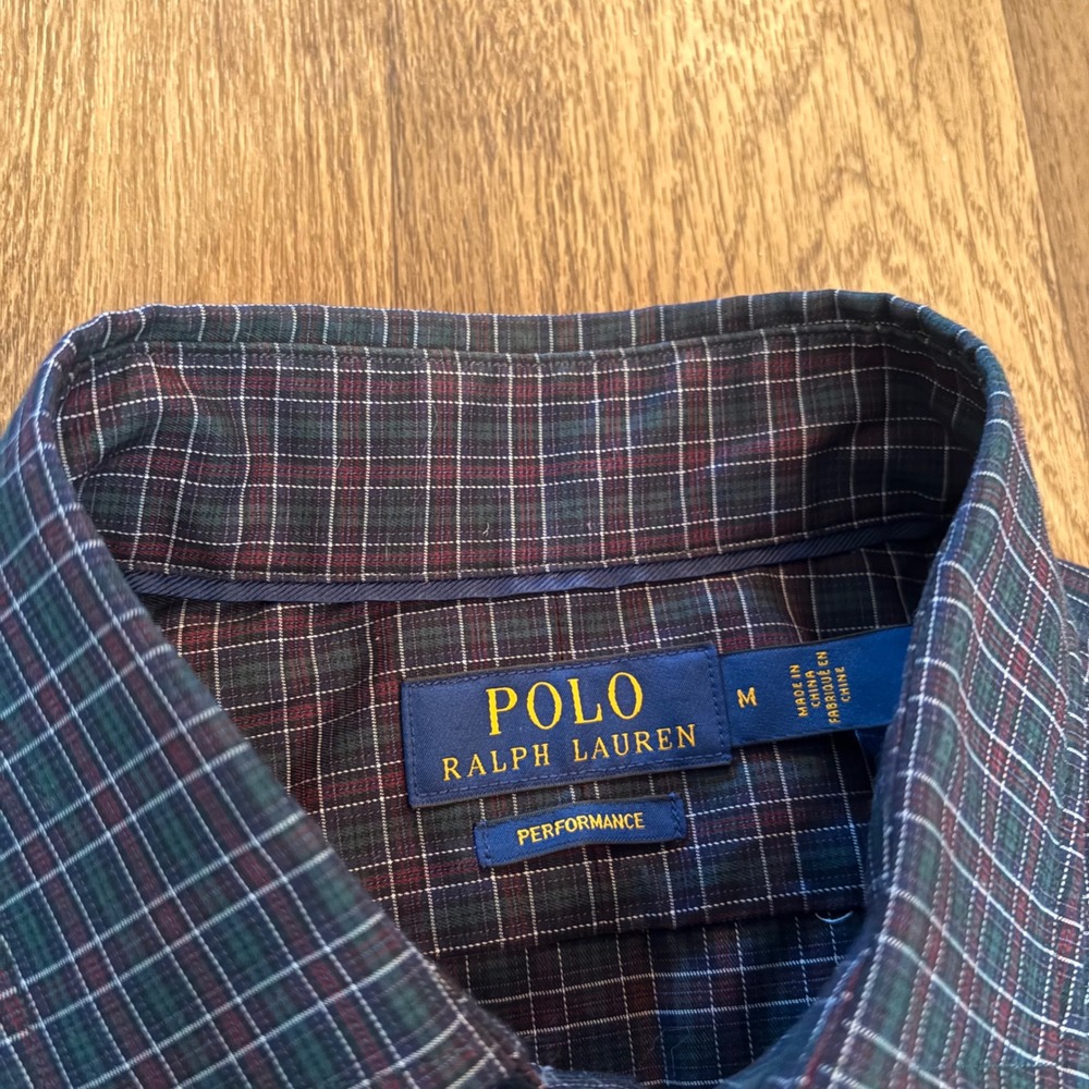 Modern Authentic Polo Ralph Lauren Small Pony Check Performance Flannel Shirt - Picture 2 of 7